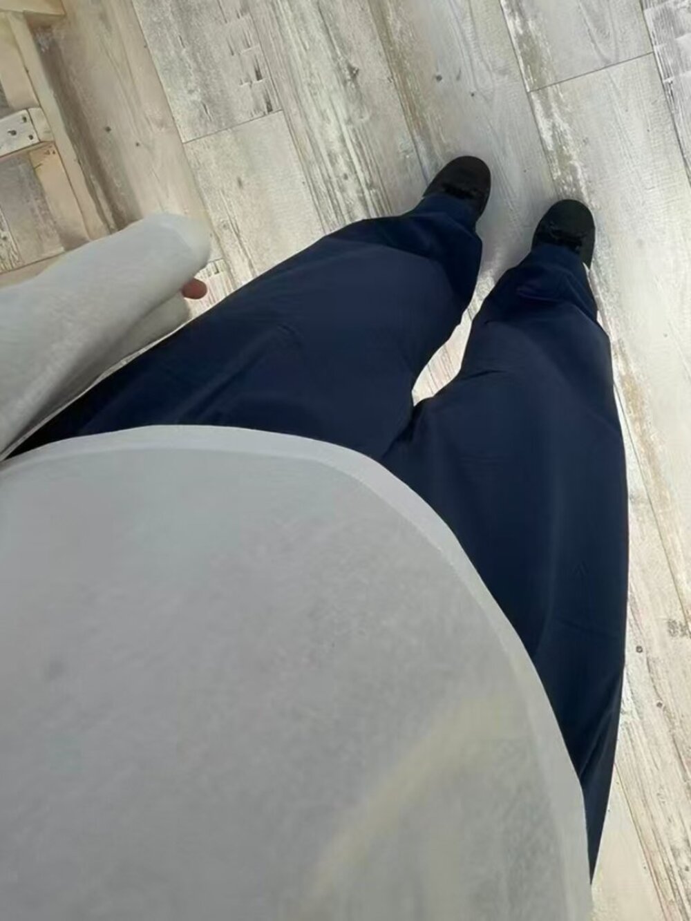 ALO Yoga Suit Up Trouser,Navy Blue Wide Leg Pants,Office Travel,Chic,30"Inseam😍 - Picture 8 of 8